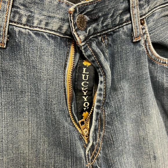 Lucky Brand Jeans Men's 30x30 Regular Size Black The Art Of Blue Jeans - Picture 4 of 8